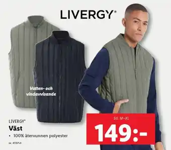 Lidl LIVERGY Väst erbjuda