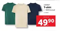 Lidl LIVERGY T-shirt erbjuda