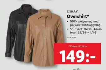 Lidl ESMARA Overshirt erbjuda