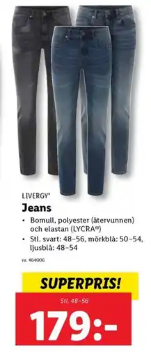 Lidl LIVERGY Jeans erbjuda