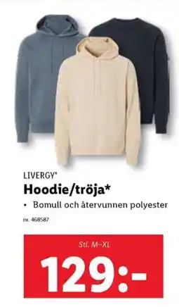 Lidl LIVERGY Hoodie/tröja erbjuda