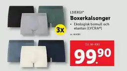 Lidl LIVERGY Boxerkalsonger erbjuda