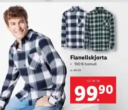 Lidl Flanellskjorta erbjuda