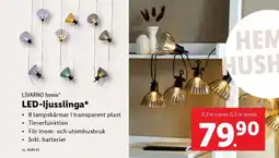 Lidl LIVARNO HOME LED-ljusslinga erbjuda