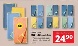 Lidl LIVARNO HOME Mikrofiberdukar erbjuda