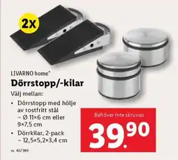 Lidl LIVARNO HOME Dörrstopp/-kilar erbjuda