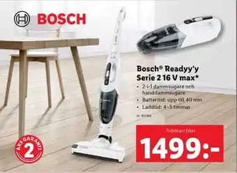 Lidl BOSCH Readyy'y Serie 2 16 V max* erbjuda