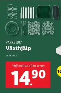 Lidl PARKSIDE Växthjälp erbjuda