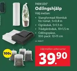 Lidl PARKSIDE Odlingshjälp erbjuda