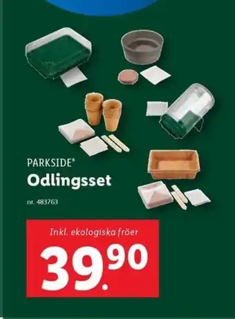 Lidl PARKSIDE Odlingsset erbjuda