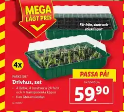 Lidl PARKSIDE Drivhus, set erbjuda