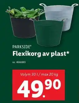 Lidl PARKSIDE Flexikorg av plast erbjuda