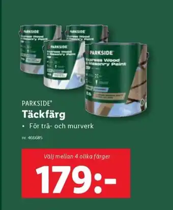 Lidl PARKSIDE Täckfärg erbjuda