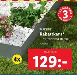 Lidl PARKSIDE Rabattkant erbjuda