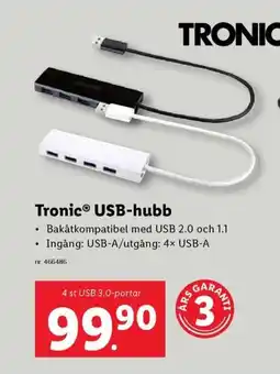 Lidl TRONIC USB-hubb erbjuda