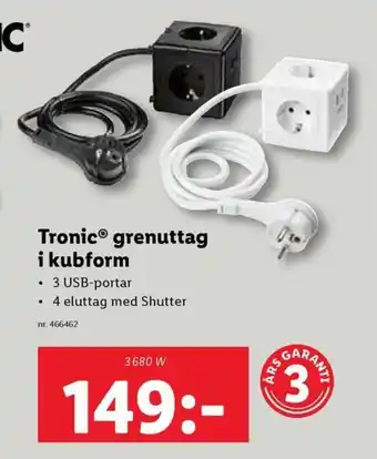 Lidl TRONIC grenuttag erbjuda