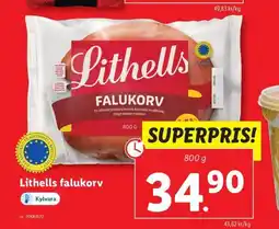 Lidl LITHELLS falukorv erbjuda