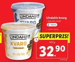 Lidl LINDAHLS kvarg erbjuda