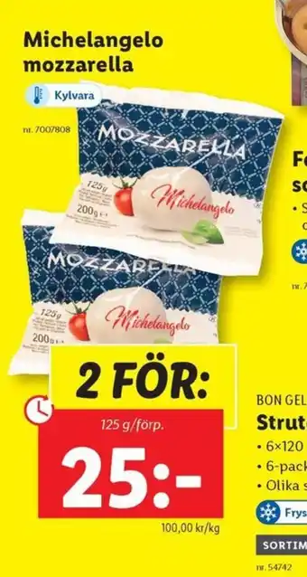 Lidl Michelangelo mozzarella erbjuda