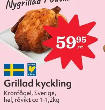 Östenssons Grillad kyckling erbjuda