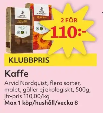 Östenssons Kaffe erbjuda