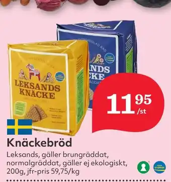 Östenssons Knäckebröd erbjuda