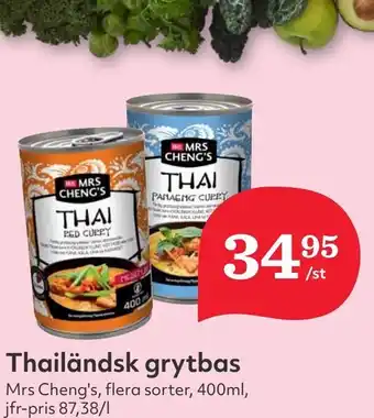 Östenssons Thailändsk grytbas erbjuda