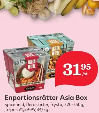 Östenssons Enportionsrätter Asia Box erbjuda