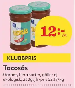 Östenssons Tacosås erbjuda