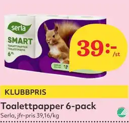 Östenssons Toalettpapper 6-pack erbjuda