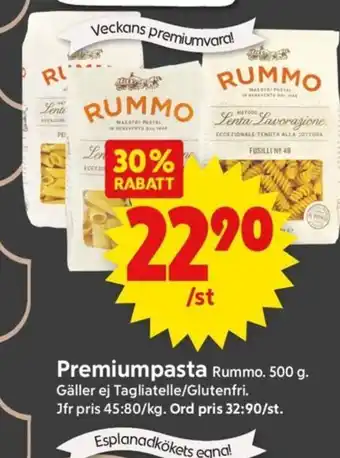 ICA Supermarket Premiumpasta Rummo erbjuda