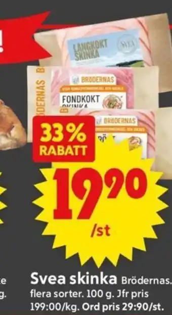 ICA Supermarket Svea skinka erbjuda