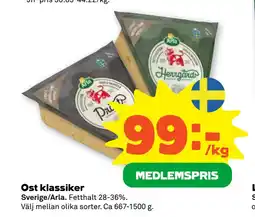 Stora Coop Ost klassiker erbjuda