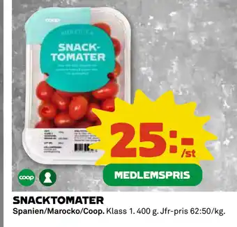 Coop SNACKTOMATER erbjuda