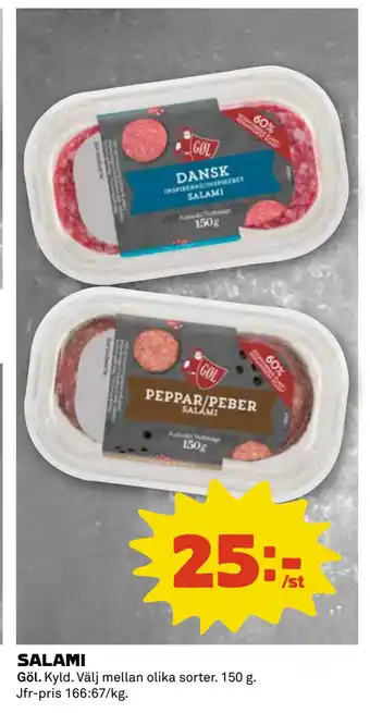 Coop SALAMI erbjuda