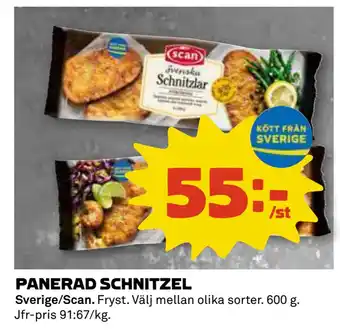 Coop PANERAD SCHNITZEL erbjuda