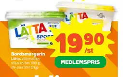 Stora Coop Bordsmargarin erbjuda