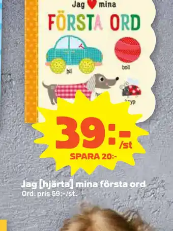 Stora Coop Jag [hjärta] mina första ord erbjuda