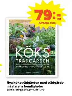 Stora Coop Nya köksträdgården med trädgårdsmästarens hemligheter erbjuda