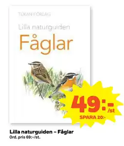 Stora Coop Lilla naturguiden – Fåglar erbjuda