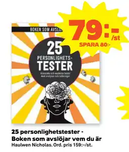 Stora Coop 25 personlighetstester - Boken som avslöjar vem du är erbjuda