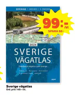 Stora Coop Sverige vägatlas erbjuda