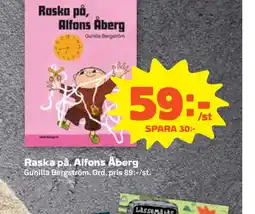 Stora Coop Raska på, Alfons Åberg erbjuda