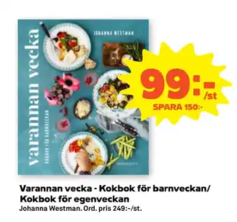 Stora Coop Varannan vecka - Kokbok för barnveckan/ Kokbok för egenveckan erbjuda