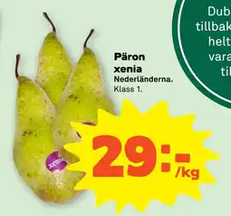 Stora Coop Päron xenia erbjuda