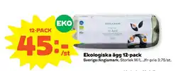 Stora Coop Ekologiska ägg 12-pack erbjuda