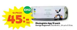 Stora Coop Ekologiska ägg 12-pack erbjuda