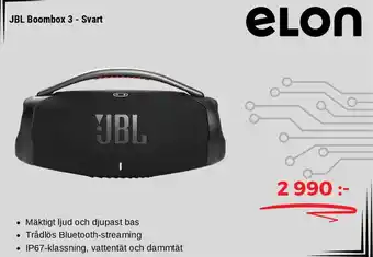 Elon JBL Boombox 3 - Svart erbjuda