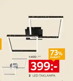 XXXLutz LED-taklampa Frame erbjuda