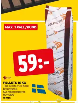 Jem&Fix PELLETS 16 KG erbjuda